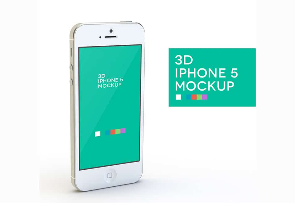 iPhone 5 Mockup Free Download