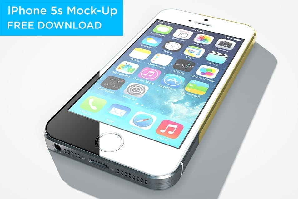 iPhone 5s MockUp Free Download