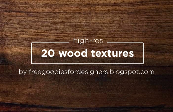  20 High Res Wood Textures