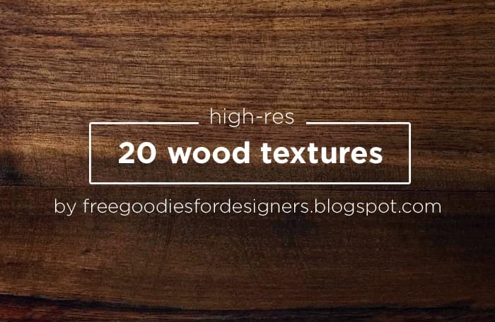  20 High Res Wood Textures