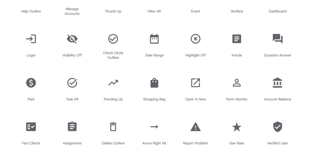 Latest Collection of Free SVG Icons & Illustrations 152 Angular Material Icons