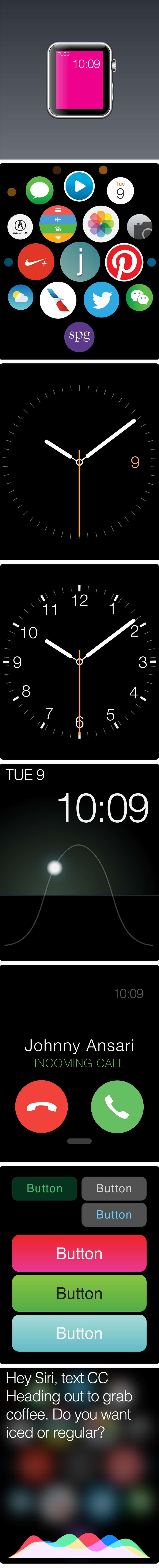 Apple Watch UI kit