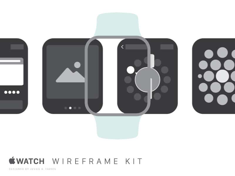 Apple Watch Wireframe Kit
