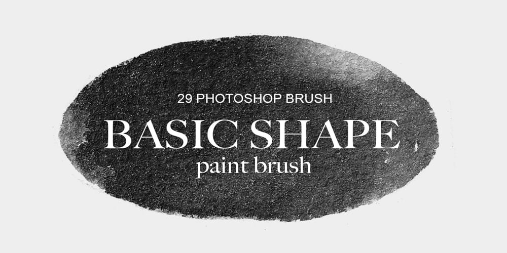 Basic Shape Paint Photoshop Brushes
