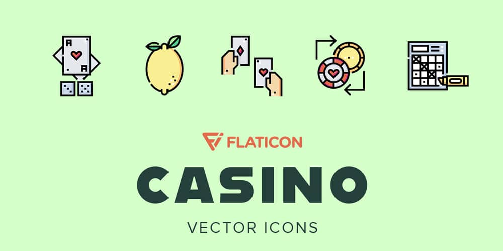Latest Collection of Free SVG Icons & Illustrations 213 Casino Vector Icons