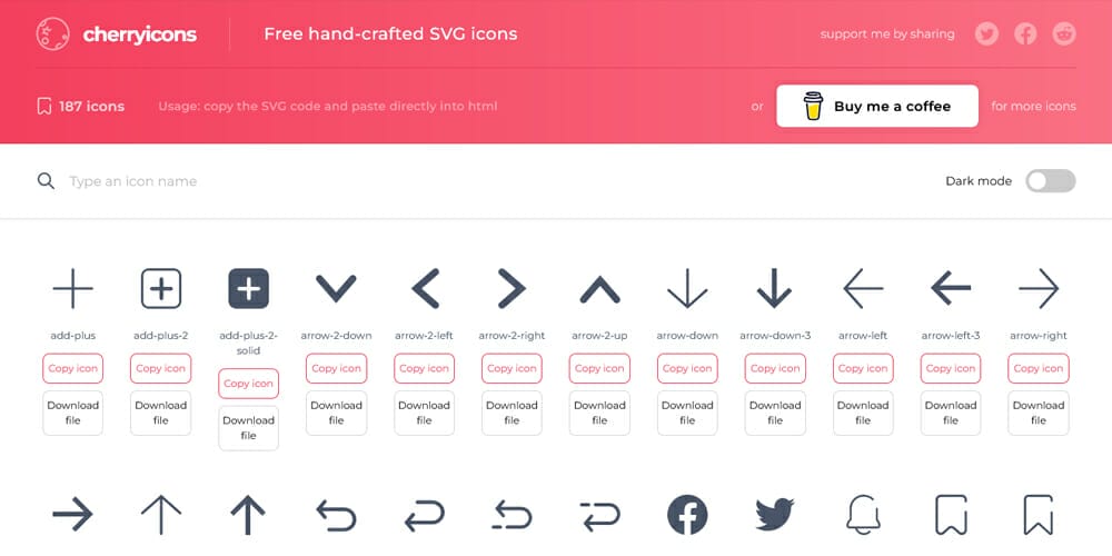 Latest Collection of Free SVG Icons & Illustrations 99 Cherryicons