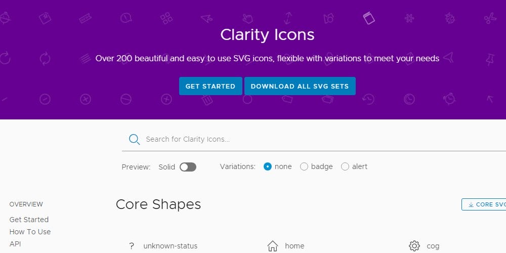 Latest Collection of Free SVG Icons & Illustrations 68 Clarity Icons