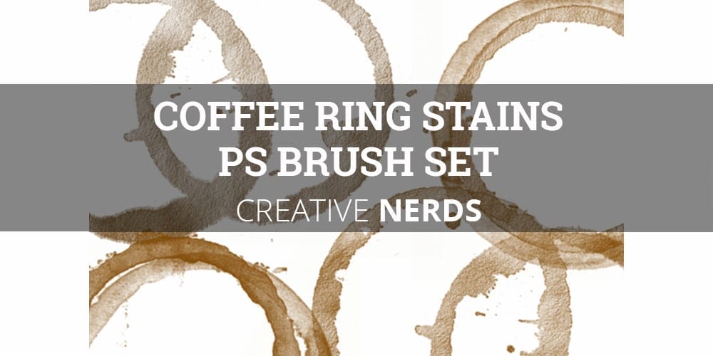 Coffee Ring Stains Photoshop Brush