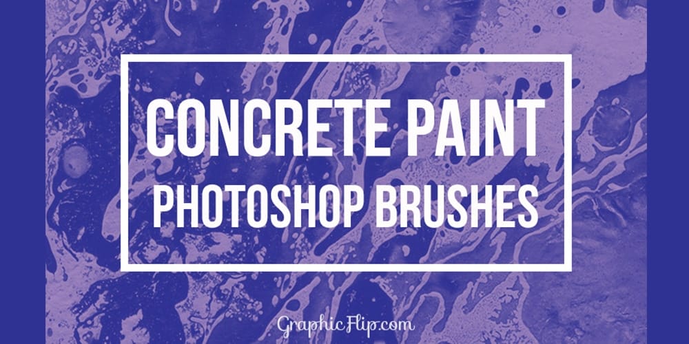 Concrete Paint Photoshop Brushes