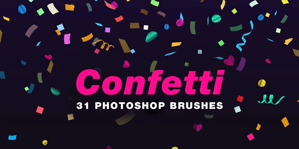 Confetti Photoshop Brushes