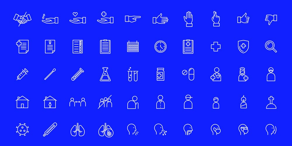 Latest Collection of Free SVG Icons & Illustrations 216 Coronavirus Emergency Icons