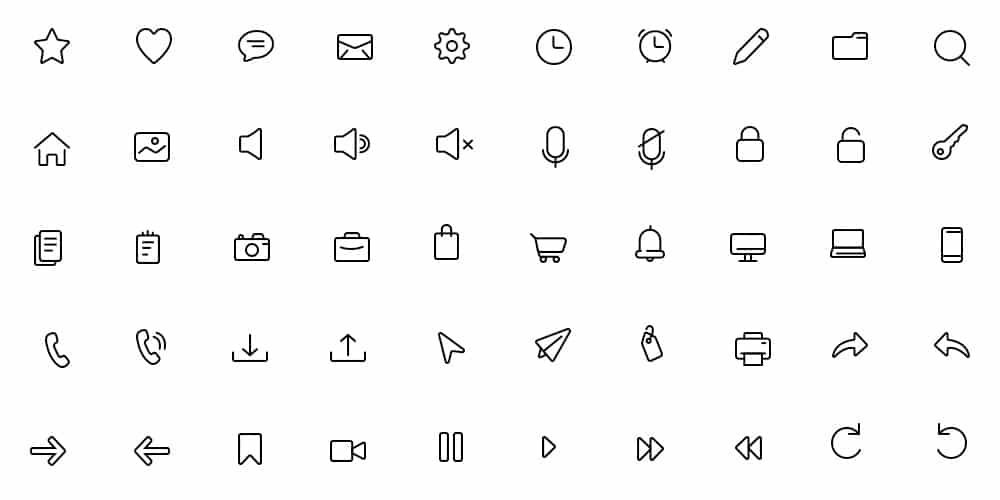 Daily Essential Icons