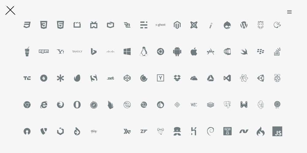 Latest Collection of Free SVG Icons & Illustrations 111 Devicons