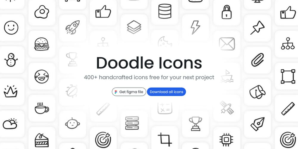 Latest Collection of Free SVG Icons & Illustrations 78 Doodle Icons