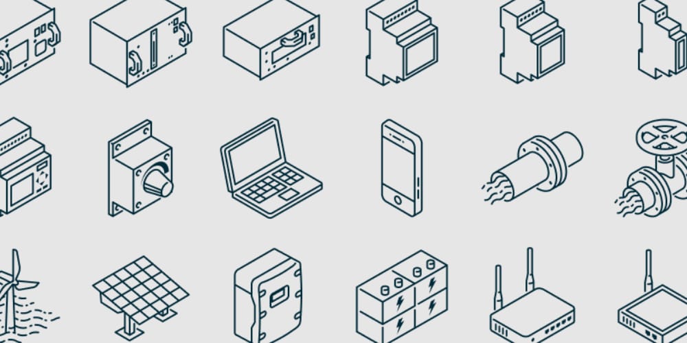 Latest Collection of Free SVG Icons & Illustrations 241 Enapter Energy Management Stencils