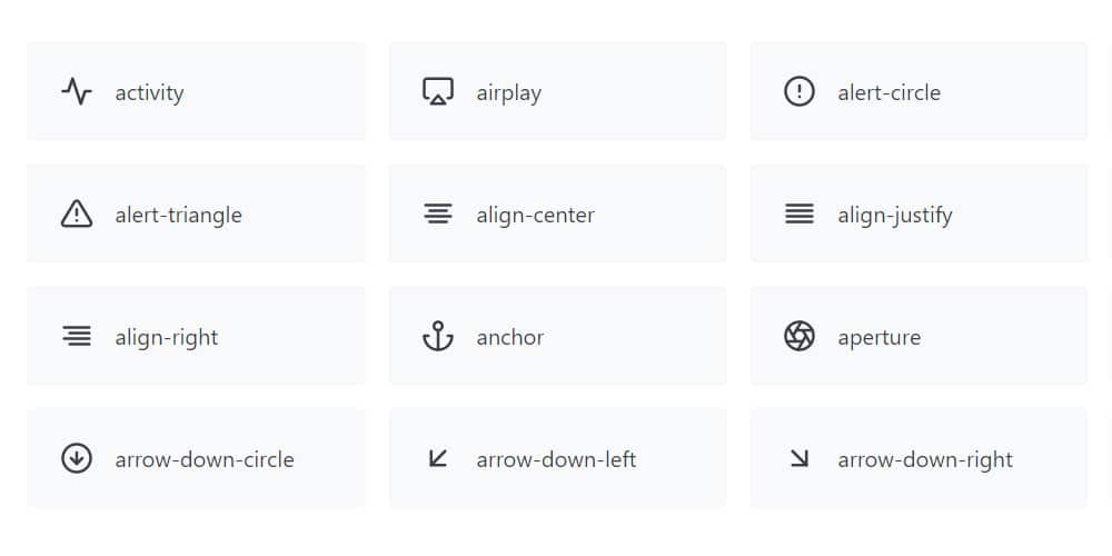 Latest Collection of Free SVG Icons & Illustrations 64 Feather Icons