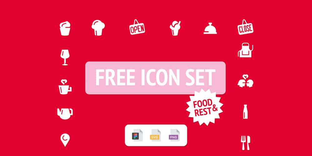 Latest Collection of Free SVG Icons & Illustrations 185 Food and Rest Icons