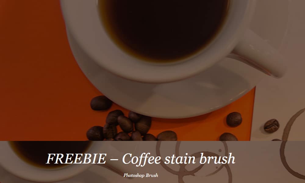 Free Coffee Stain Brush 