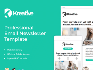 Free Email Newsletter Templates PSD