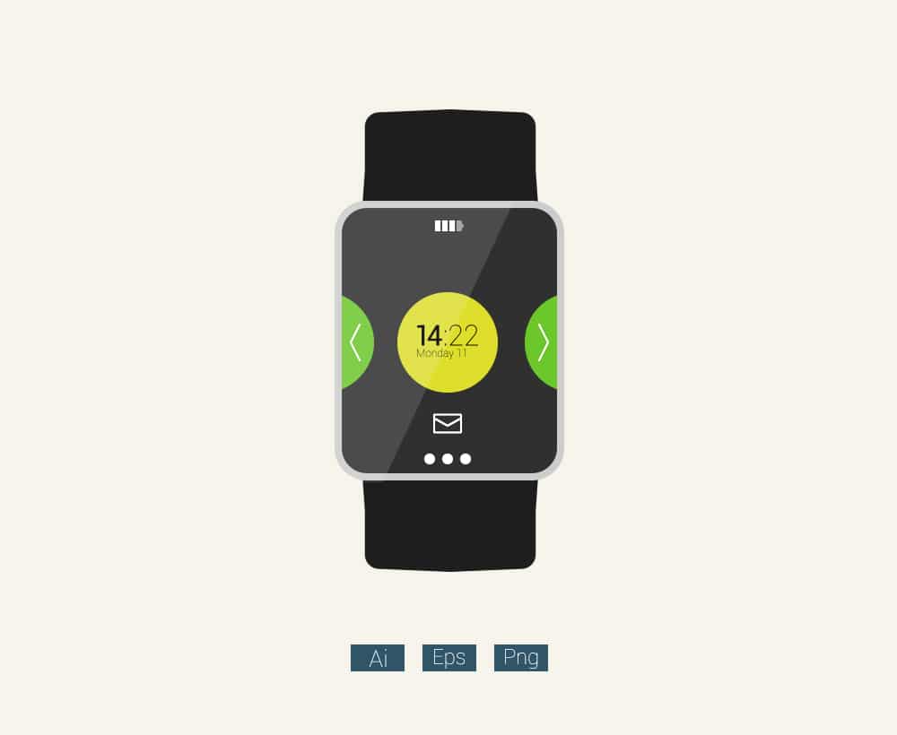  Free-Flat-Smartwatch-Mockup