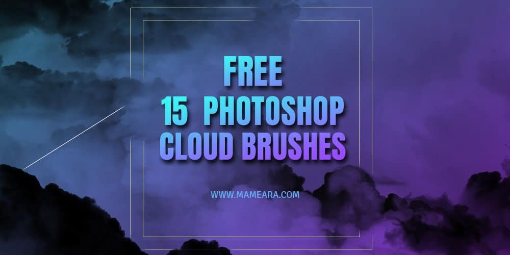 Free High Resolution Photoshop Cloud Brushes
