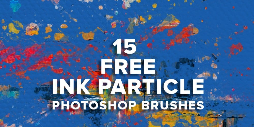 Free Ink Particle Photoshop Brushes