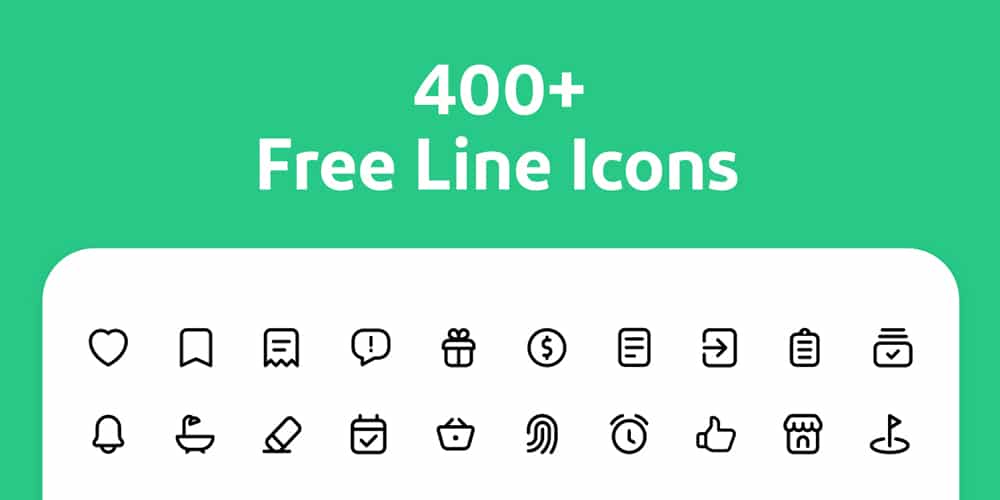 Latest Collection of Free SVG Icons & Illustrations 217 Free Line Icons
