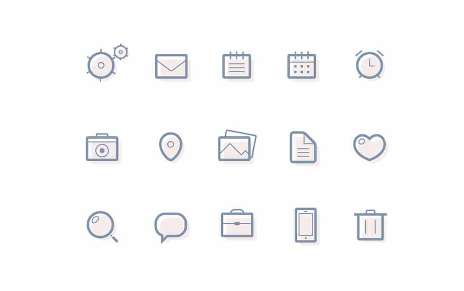 Free Lined Icons