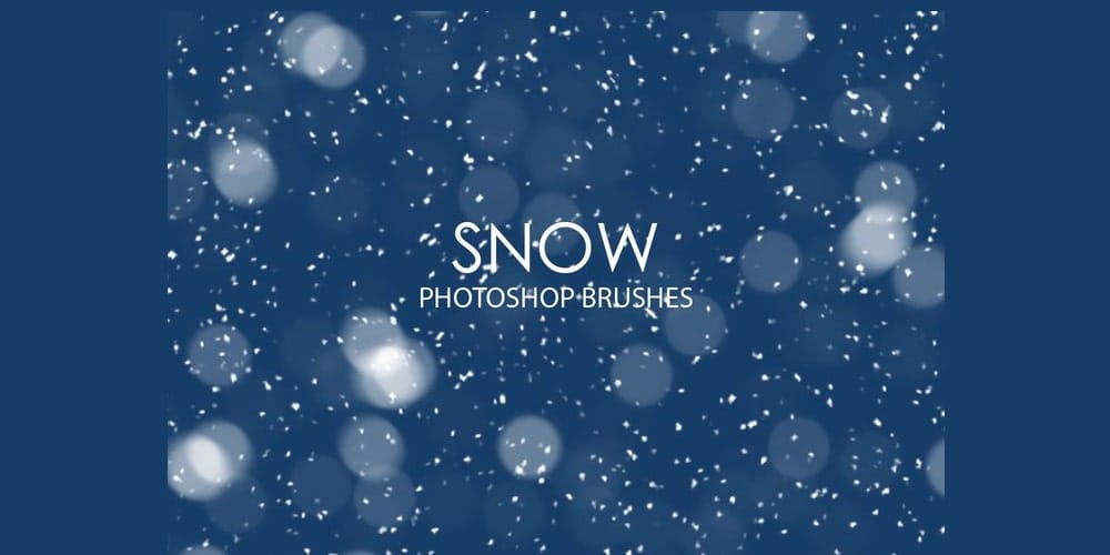 Free Snow Photoshop Brushes