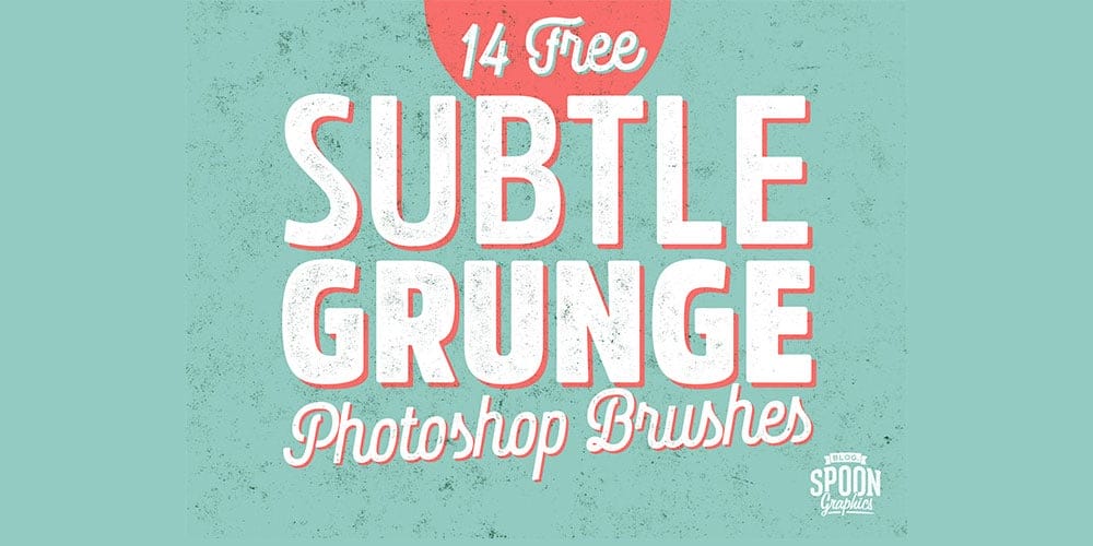 Free Subtle Grunge Texture Brushes for Adobe Photoshop