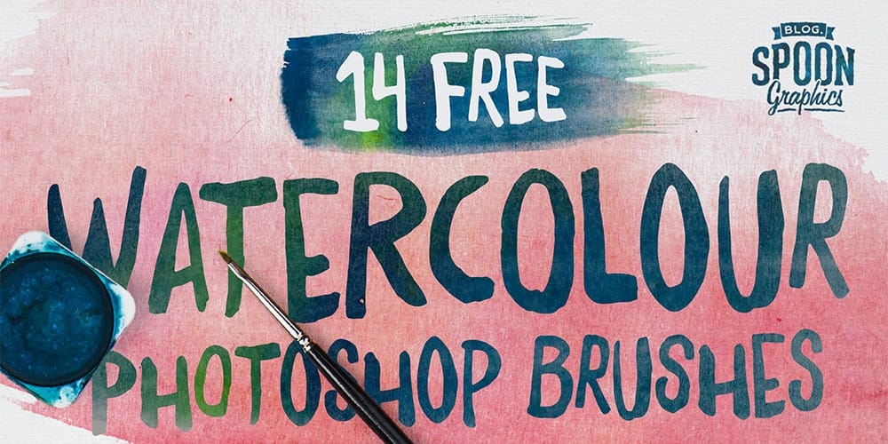 Free Watercolour Brushes for Adobe Photoshop