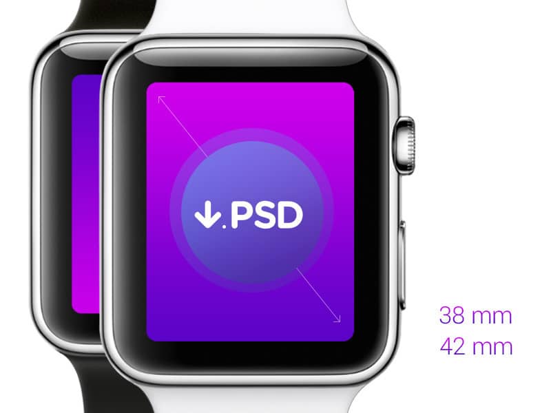 Free iWatch Template PSD