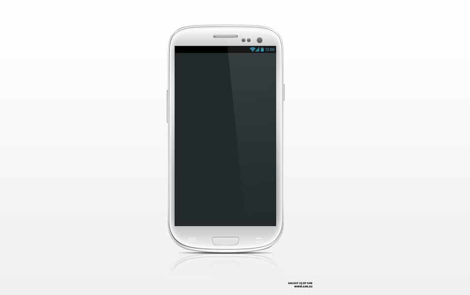 Galaxy S3 PSD Template
