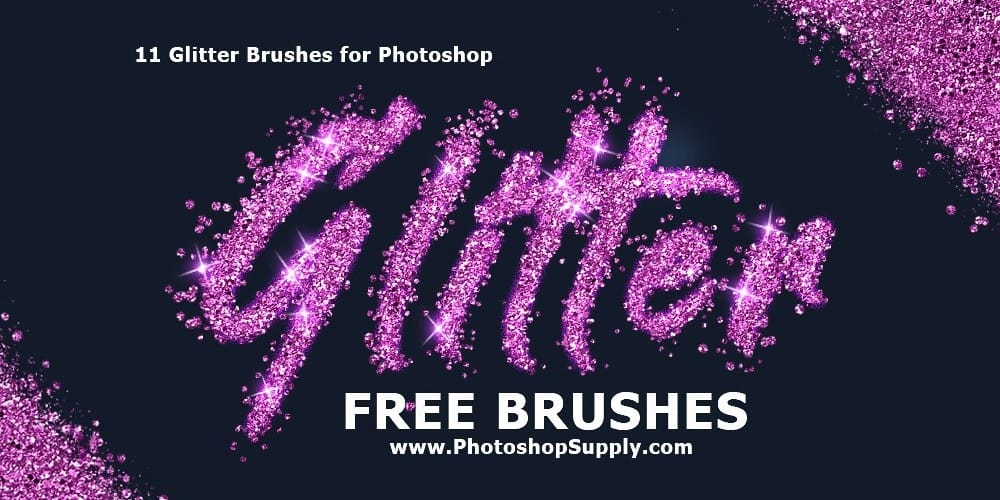 Glitter Brushes for Photoshop