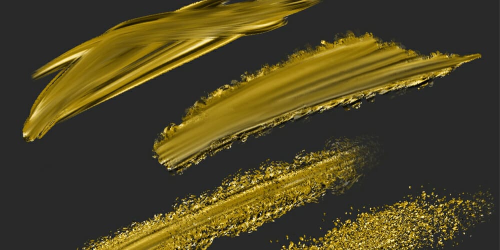 Gold Mixer Brushes
