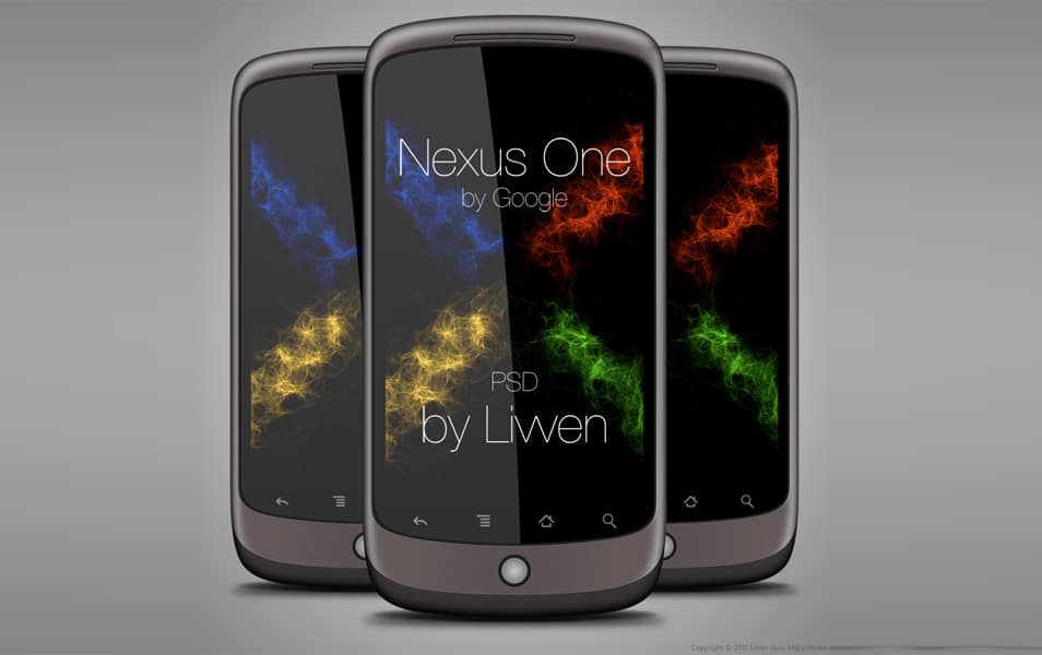 Google Nexus One PSD