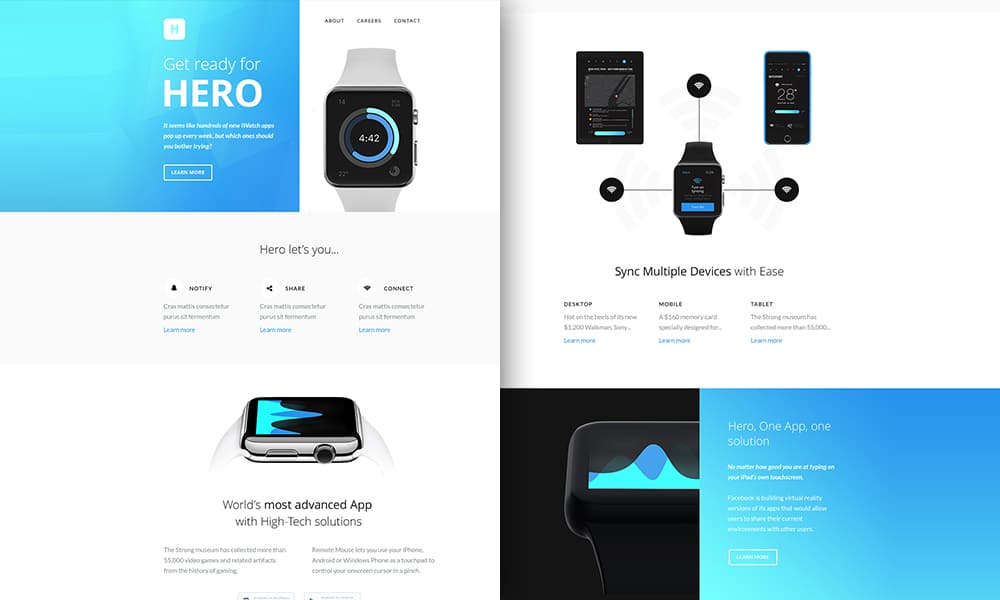 Free Email Newsletter Templates PSD 36 Hero Responsive Email Newsletter