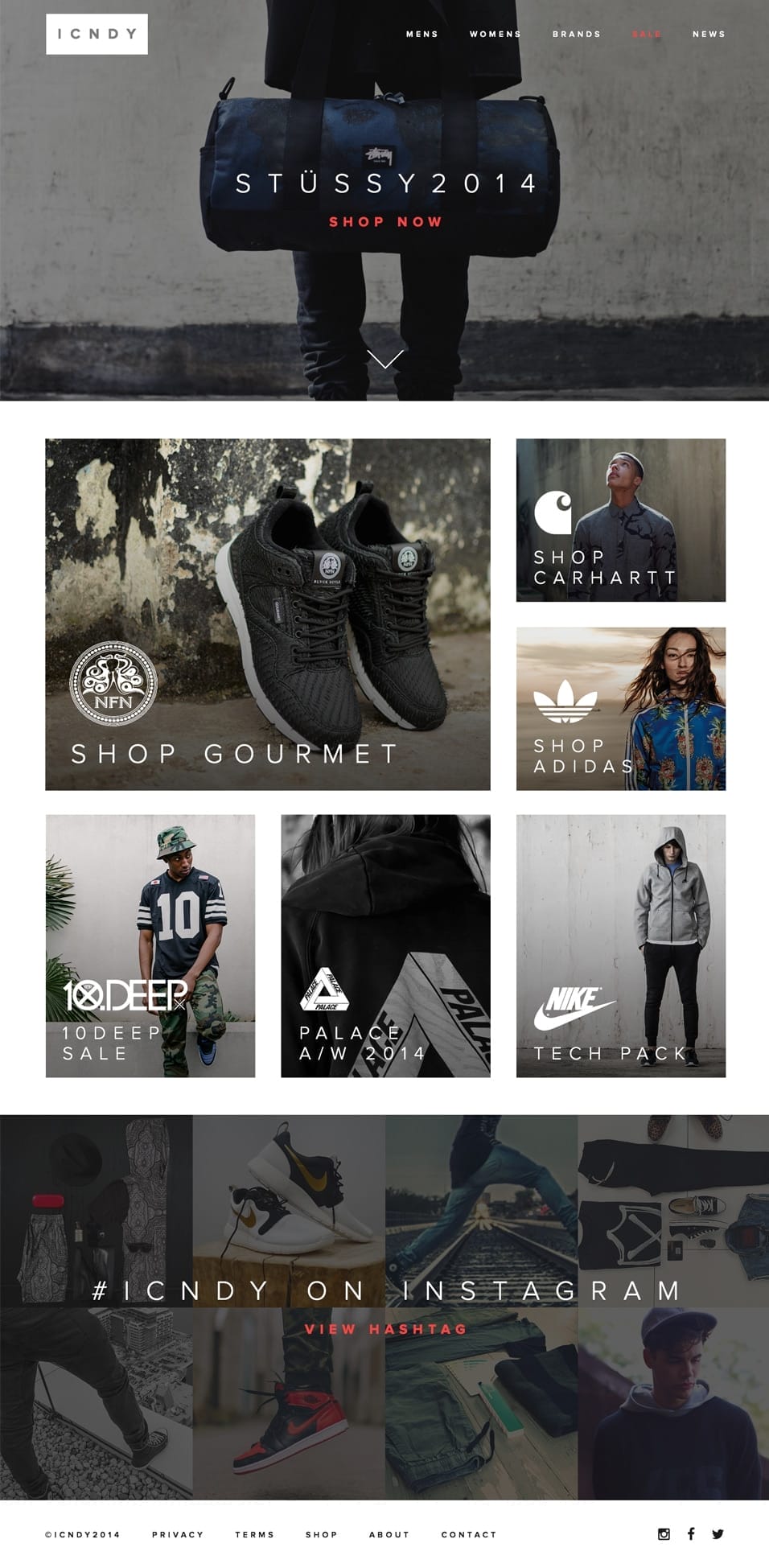 ICNDY E commerce Clothing Web Template