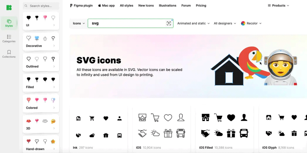 Icons8 SVG Icons