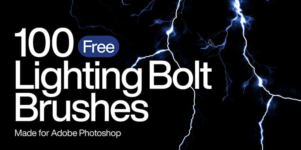 Lighting Bolt Photoshop Brushes