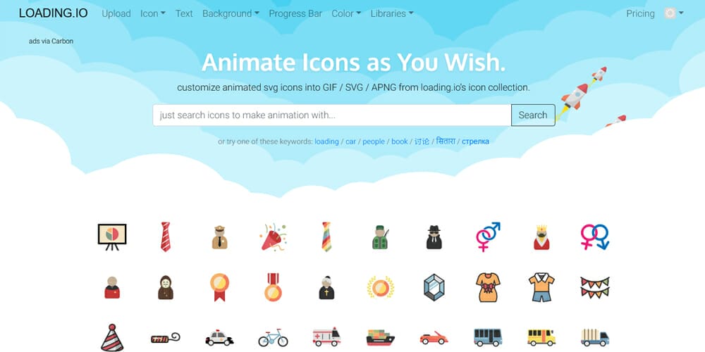 Latest Collection of Free SVG Icons & Illustrations 170 Loading io SVG Icons