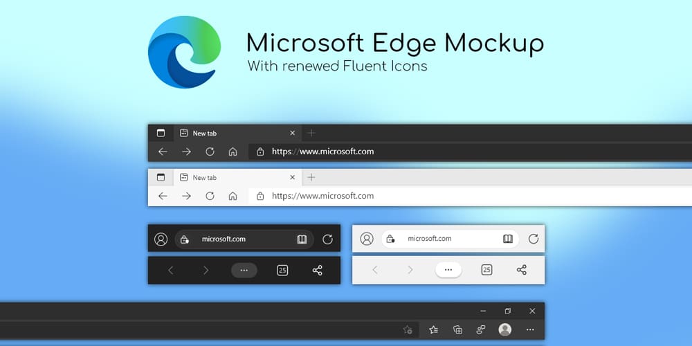 Microsoft Edge Mockup
