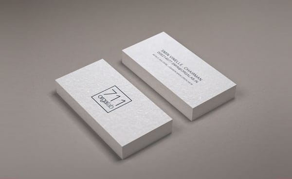 Minimal Business Card Mockup PSD