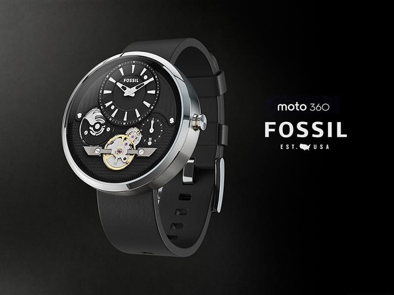 Moto360 Fossil
