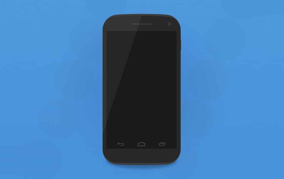 Nexus 4 Smartphone Mockup