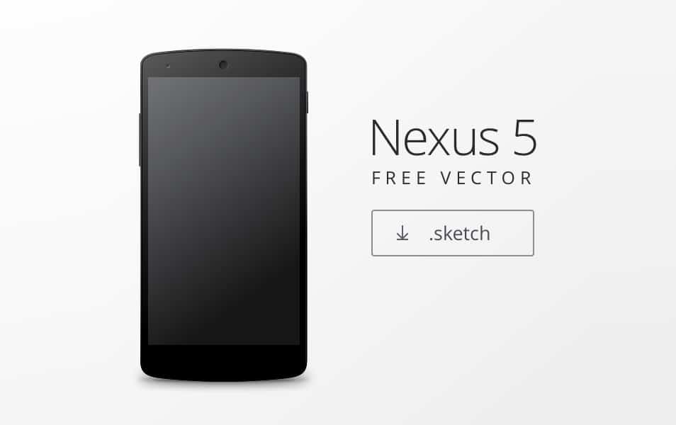 Nexus 5 Mockup Sketch