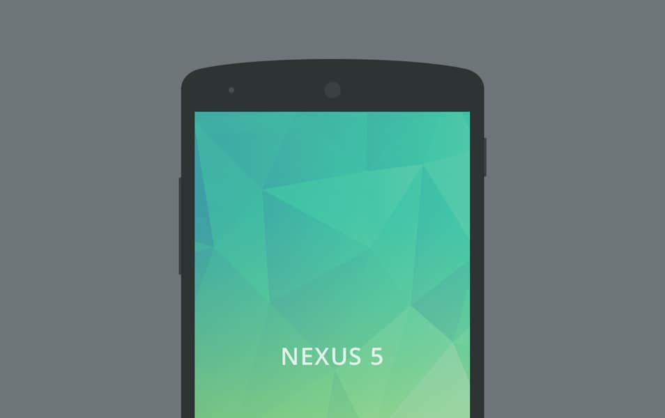 Nexus 5 Mockup psd