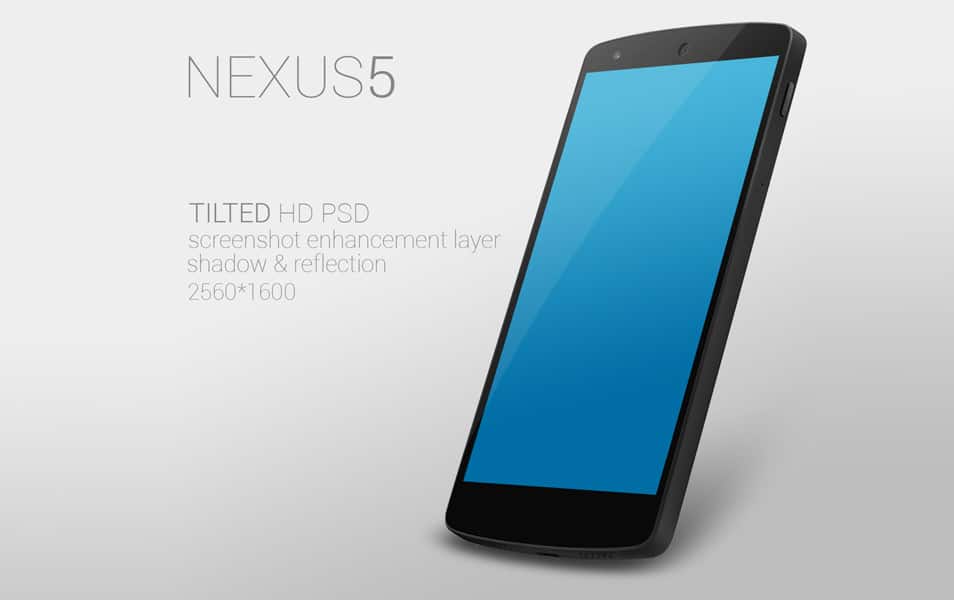 Nexus 5 PSD [TILTED]
