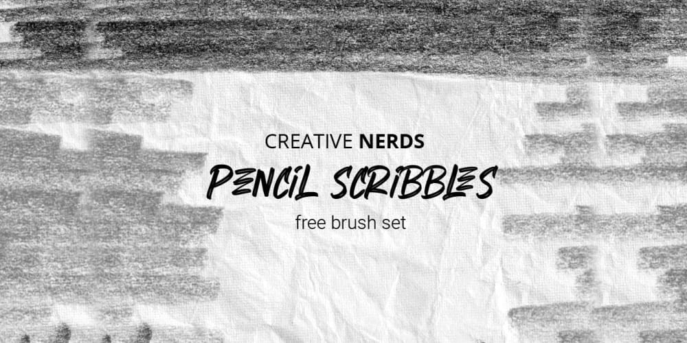 Pencil Scribbles Photoshop Brush Set
