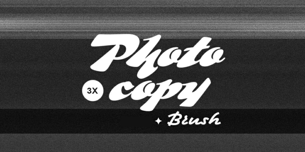 Photocopy Texture Photoshop Stamp Brush